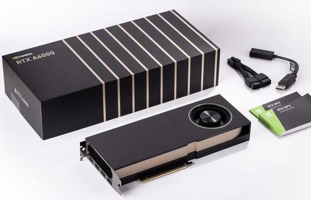 NVIDIA RTX A6000 - Graphics card - RTX A6000 - 48GB GDDR6 384-bit, Support  ECC, DP1.4a*4