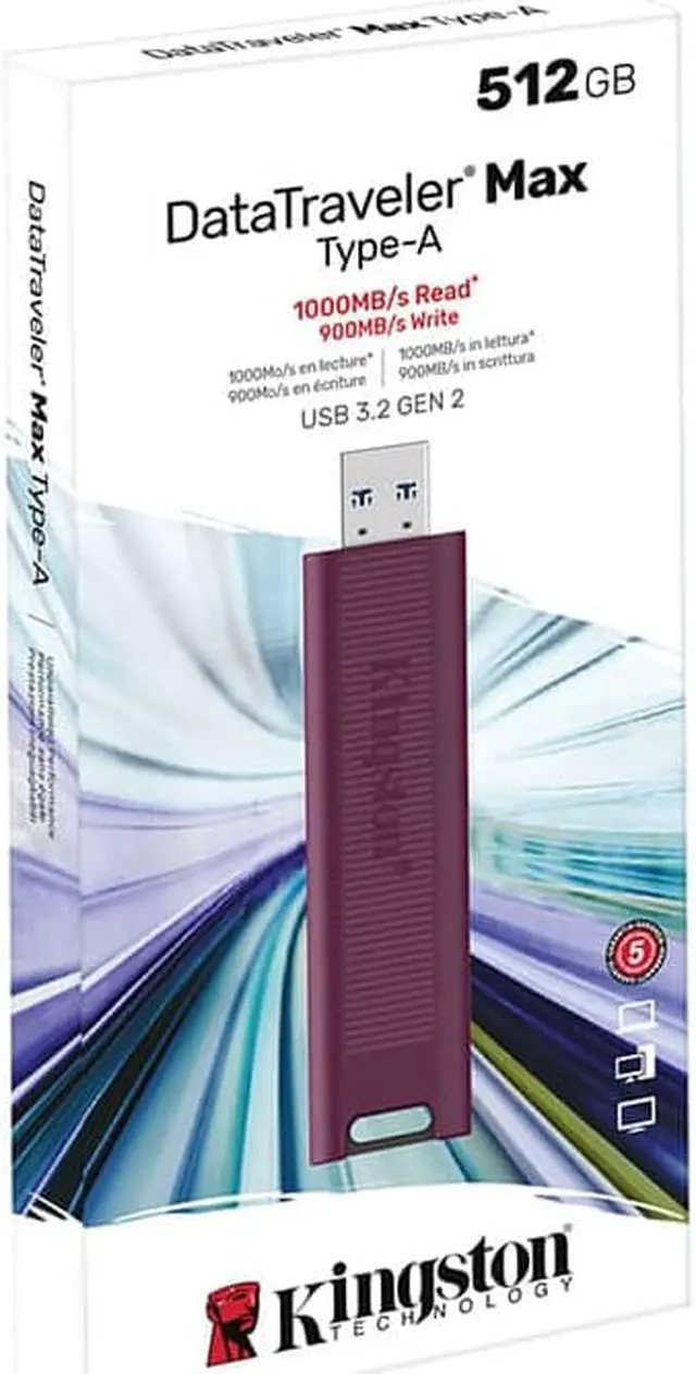 Alt view image 2 of 2 - Kingston Data Traveler MAX 512GB Memory (USB Flash Drive) DTMAXA/512GB