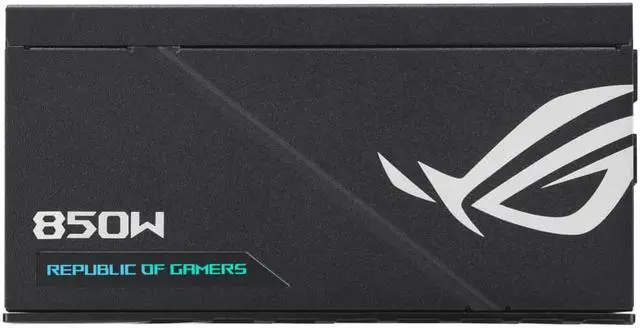 Alt view image 6 of 7 - ASUS ROG Loki SFX-L 850W 80+  Platinum Efficiency Full Modular Power Supply, Compatible with PCIe Gen 5.0 and ATX 3.0, 120mm ARGB Fan, Support Aura Sync, PCIe 5.0 Power Supply