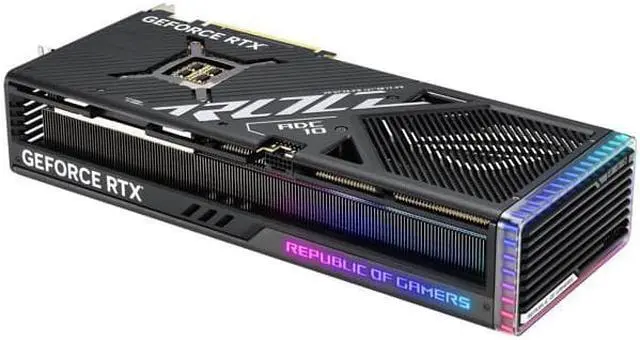 Alt view image 4 of 6 - ASUS ROG NVIDIA GeForce RTX 4090 OC Edition Video Card (PCIe 4.0, 24GB GDDR6X, HDMI 2.1, DisplayPort 1.4a, GPU Tweak) ROG-STRIX-RTX4090-O24G-GAMING