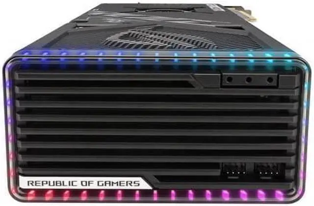 Alt view image 5 of 6 - ASUS ROG NVIDIA GeForce RTX 4090 OC Edition Video Card (PCIe 4.0, 24GB GDDR6X, HDMI 2.1, DisplayPort 1.4a, GPU Tweak) ROG-STRIX-RTX4090-O24G-GAMING