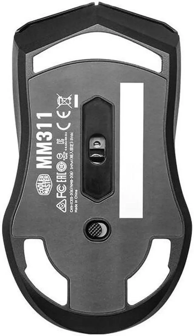 Alt view image 4 of 13 - Cooler Master MM311 Gaming Mouse with Adjustable 10,000 DPI, 2.4 GHz Wireless, PTFE Feet and MasterPlus+ Software