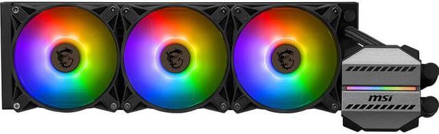 Main image of MSI MAG CORELIQUID M360 all-in-one liquid CPU Cooler 360mm Radiator, 3*120mm ARGB Fans, Compatible with Intel LGA1700, 1200 and AM5, AM4 socket