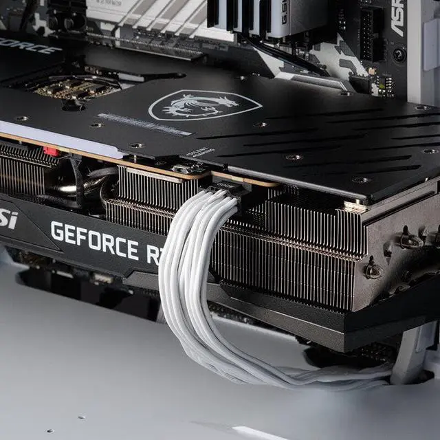 Alt view image 4 of 5 - PHANTEKS 12VHPWR 16-Pin PCIE-5 600 W Adapter Cable, 8-Pin + 8-Pin 9.2 A Termina/16 AWG- High Current Terminal connectors,Supports 40 Series Graphics Cards - White, Sales are final, no refund/exchanges