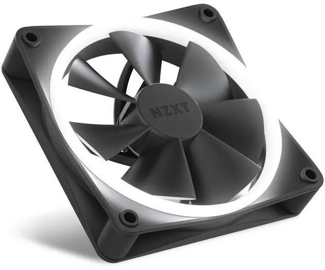 Alt view image 5 of 14 - NZXT F120 RGB Fans - RF-R12SF-B1 - Advanced RGB Lighting Customization - Whisper Quiet Cooling - Single (RGB Fan & Controller Required & NOT Included) - 120mm Fan - Black