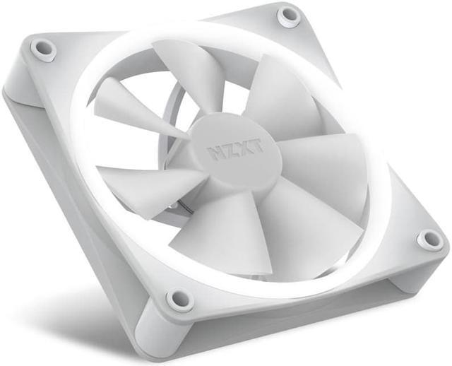 Alt view image 5 of 7 - NZXT F120 RGB Fans - RF-R12TF-W1 - Advanced RGB Lighting Customization - Whisper Quiet Cooling - Triple (RGB Fan & Controller Included) - 120mm Fan - White