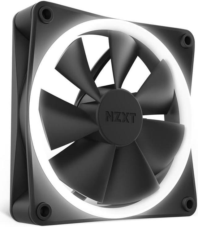 Alt view image 6 of 7 - NZXT F120 RGB Fans - RF-R12TF-B1 - Advanced RGB Lighting Customization - Whisper Quiet Cooling - Triple (RGB Fan & Controller Included) - 120mm Fan - Black