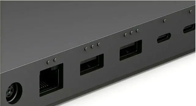 Alt view image 2 of 20 - Microsoft Surface Thunderbolt 4 Docking Station - Black (T8H-00001)