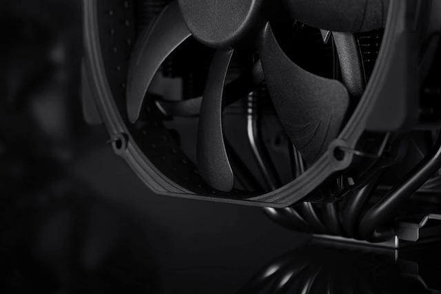 Alt view image 7 of 15 - Noctua NH-D15 chromax.black, Dual-Tower CPU Cooler with Dual NF-A15 PWM 140mm Fans (Black)