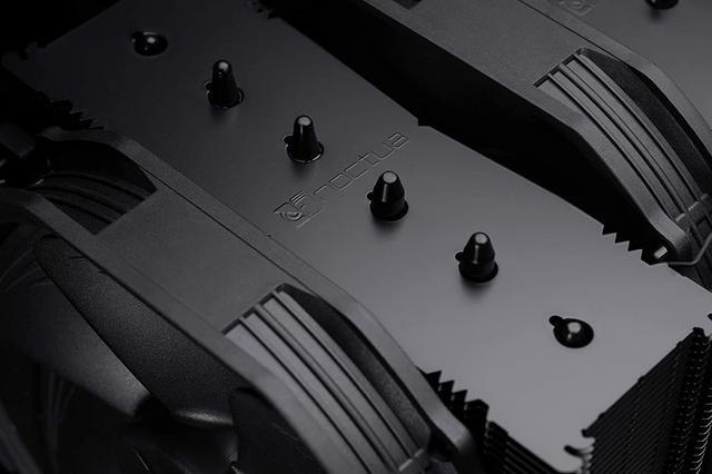 Alt view image 5 of 15 - Noctua NH-D15 chromax.black, Dual-Tower CPU Cooler with Dual NF-A15 PWM 140mm Fans (Black)