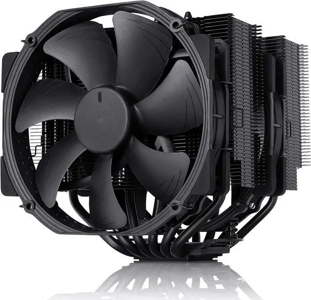 Alt view image 2 of 15 - Noctua NH-D15 chromax.black, Dual-Tower CPU Cooler with Dual NF-A15 PWM 140mm Fans (Black)