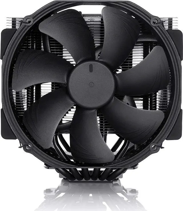 Alt view image 3 of 15 - Noctua NH-D15 chromax.black, Dual-Tower CPU Cooler with Dual NF-A15 PWM 140mm Fans (Black)