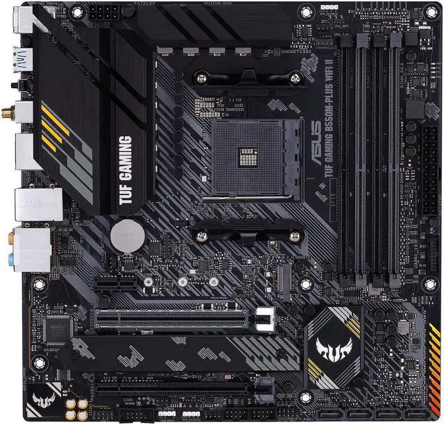 Alt view image 2 of 5 - ASUS TUF GAMING B550M-PLUS WIFI II AM4 AMD B550 SATA 6Gb/s Micro ATX AMD Motherboard and AMD R7 5700X - Ryzen 7 5000 Series 8-Core 3.4 GHz Socket AM4 65W,AMD Motherboard CPU Combo