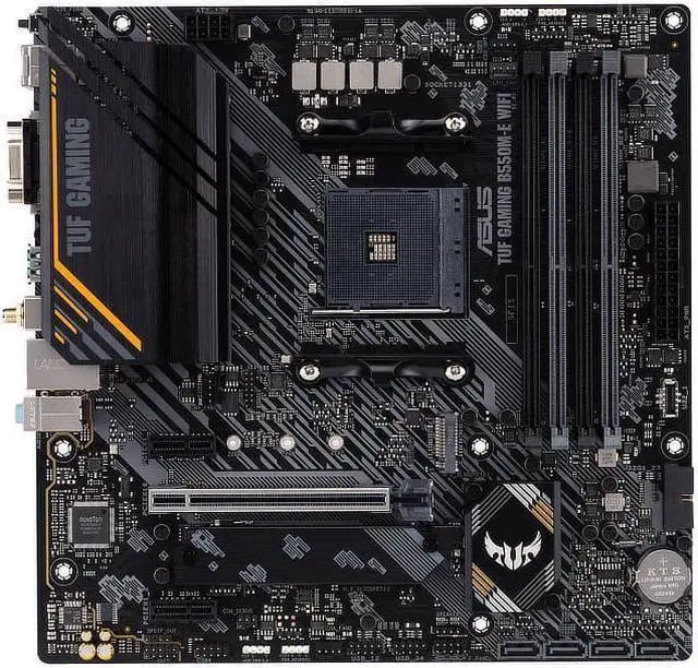 Alt view image 4 of 5 - ASUS TUF GAMING B550M-E WIFI Socket AM4 AMD B550 DDR4 Micro ATX Motherboard and AMD Ryzen 5 5600X - Ryzen 5 5000 Series Vermeer (Zen 3) 6-Core 3.7 GHz Socket AM4 65W,AMD Motherboard CPU Combo