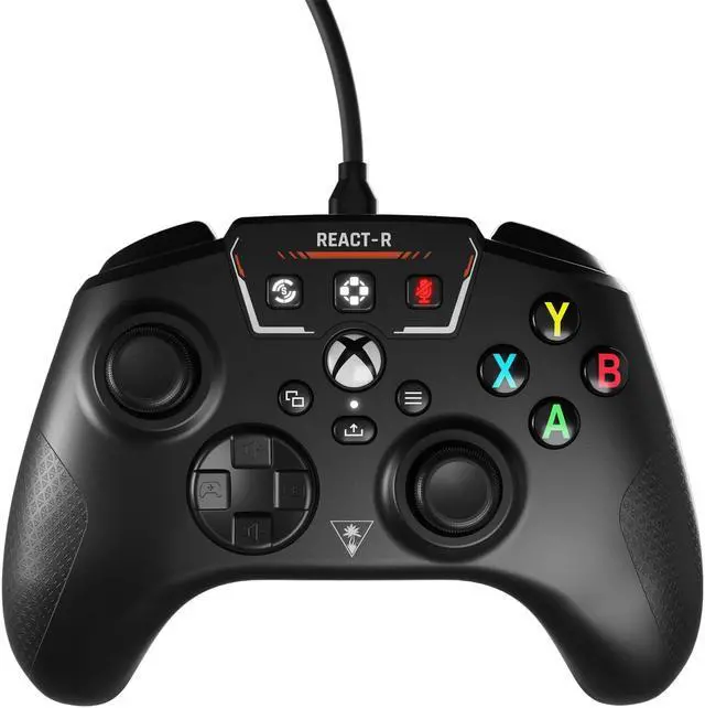 Main image of Turtle Beach REACT-R Wired Controller for Xbox & Window PCs - Black (TBS-0730-01)