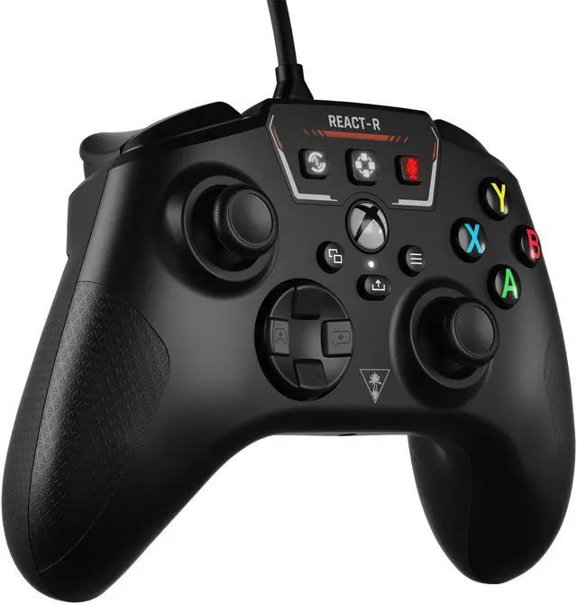 Alt view image 5 of 5 - Turtle Beach REACT-R Wired Controller for Xbox & Window PCs - Black (TBS-0730-01)