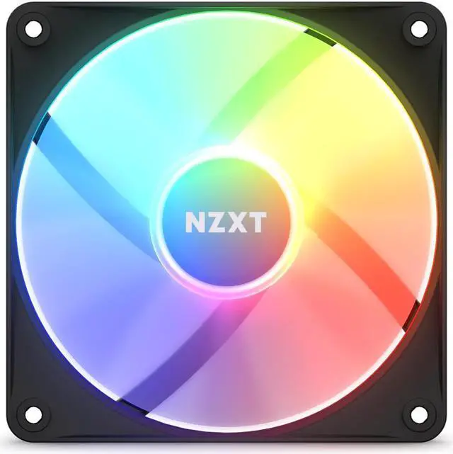 Main image of NZXT F120 RGB Core Fan - RF-C12SF-B1 - 120mm Hub-Mounted RGB Fan - Sublime RGB Lighting - PWM Control - Single, 120mm Case Fan - Black