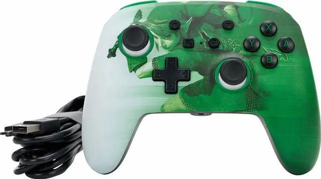 Alt view image 5 of 6 - PowerA APA-1516984-01 Enhanced Wired Controller for Nintendo Switch - Heroic Link