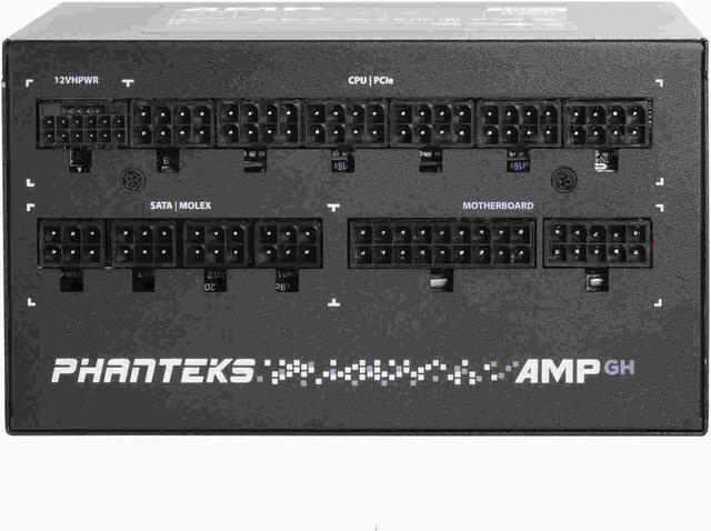 Alt view image 7 of 7 - Phanteks AMP GH 1000W 80 PLUS Platinum - Black, ATX 3.0 Power Supply, 12VHPWR Included, Supports 4090 Series Graphics Cards, Fully Modular, Hybrid Mode, Silent fan (PH-P1000GH_BK01)