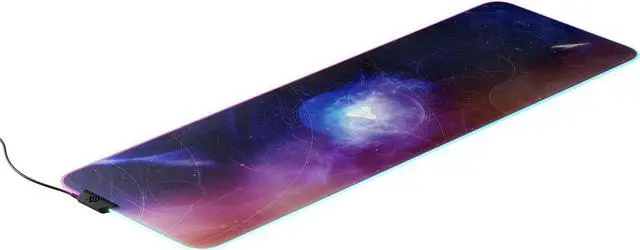 Alt view image 2 of 3 - STEELSERIES QCK GAMING SURFACE DESTINY 2 LIGHTFALL EDITION XL RGB PRISM CLOTH - BLACK