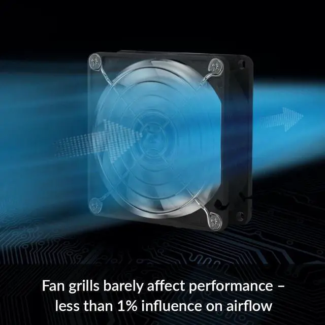 Alt view image 3 of 3 - ARCTIC Fan Grill 140 mm CPU Case Fan Grill Made out of Nickel Plated Steel PC 
(ACFAN00088A)