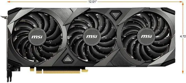 Main image of MSI Ventus GeForce RTX 3080 10GB GDDR6X PCI Express 4.0 Video Card RTX 3080 VENTUS 3X PLUS 10G OC LHR