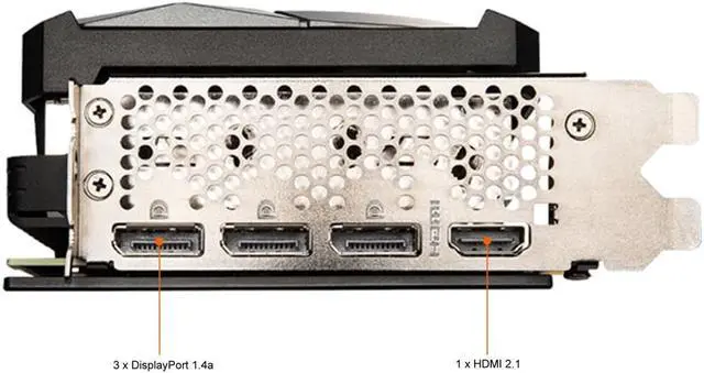 Alt view image 5 of 7 - MSI Ventus GeForce RTX 3080 10GB GDDR6X PCI Express 4.0 Video Card RTX 3080 VENTUS 3X PLUS 10G OC LHR