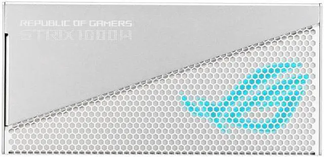 Alt view image 3 of 7 - ASUS ROG STRIX 1000W Gold Aura Snow Edition, 80+ Gold Certification Full Modular, Compatible with PCIe Gen 5.0 and ATX 3.0, Support Aura Sync, Axial-tech Fan, ATX 3.0 Power Supply, White PSU