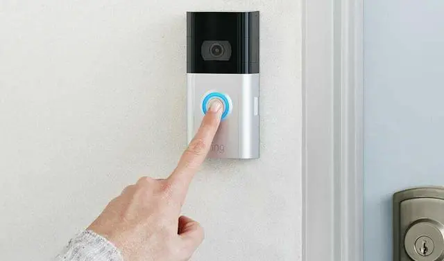 Alt view image 2 of 3 - Ring Video Doorbell 3 security camera motion detection cam wireless rechargeable