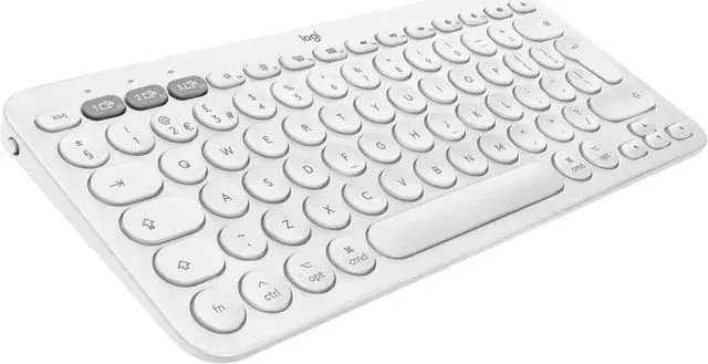 Main image of Logitech K380 Multi-Device Wireless Bluetooth Keyboard (920-009600) - Off White
