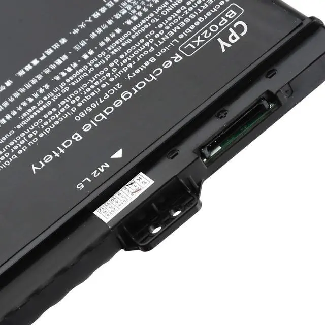 Alt view image 3 of 5 - BP02XL Battery for HP Pavilion PC 15 Series 15-AU010WM 15-AU123CL 15-AW053NR HSTNN-UB7B HSTNN-LB7H 2ICP7/65/80 7.7V 41Wh