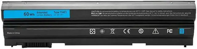 Alt view image 2 of 7 - E6420 Battery for Dell Latitude E5420 E5430 E5520 E5530 E6430 E6520 E6530 NHXVW T54F3 M5Y0X 7FJ92 60 Wh 11.1V