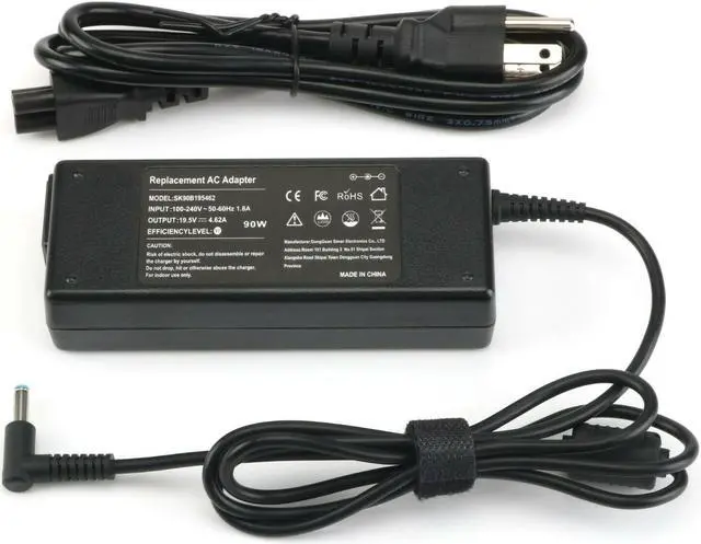 Alt view image 4 of 4 - 90W AC Adapter Charger For HP 710413-001 391173-001 19V 4.74A 4.5*3.0mm Blue Tip