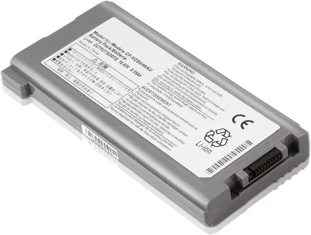 Alt view image 6 of 6 - Laptop Battery 4cell Replacement for Panasonic Toughbook Cf-30 Cf-31 Cf-53 CF-VZSU46 CF-VZSU46S CF-VZSU46U CF-VZSU46R CF-VZSU46AU CF-VZSU71U CF-VZSU72U 10.65V 8.55Ah