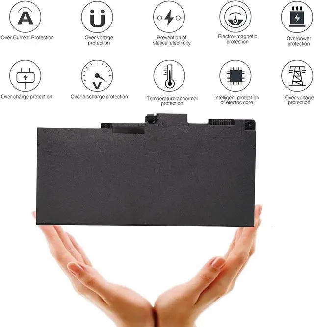 Alt view image 2 of 4 - CS03XL Laptop Battery for HP EliteBook 840 G3 848 G3 850 G3 755 G3 745 G3 EliteBook 840 G4 848 G4 850 G4 755 G4 745 G4 ZBook 15u G3 G4 mt42 mt43 Series 800231-1C1 800513-001 11.4V /46.5Wh