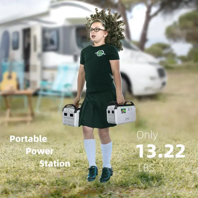 Alt view image 4 of 7 - CPY Portable Power Station - Super Fast Charge - Fully charged in 50 minutes, 288Wh 800W Pure Sine Wave AC Outlet for Outdoors Camping Travel Hunting Emergency - Detachable & Expandable