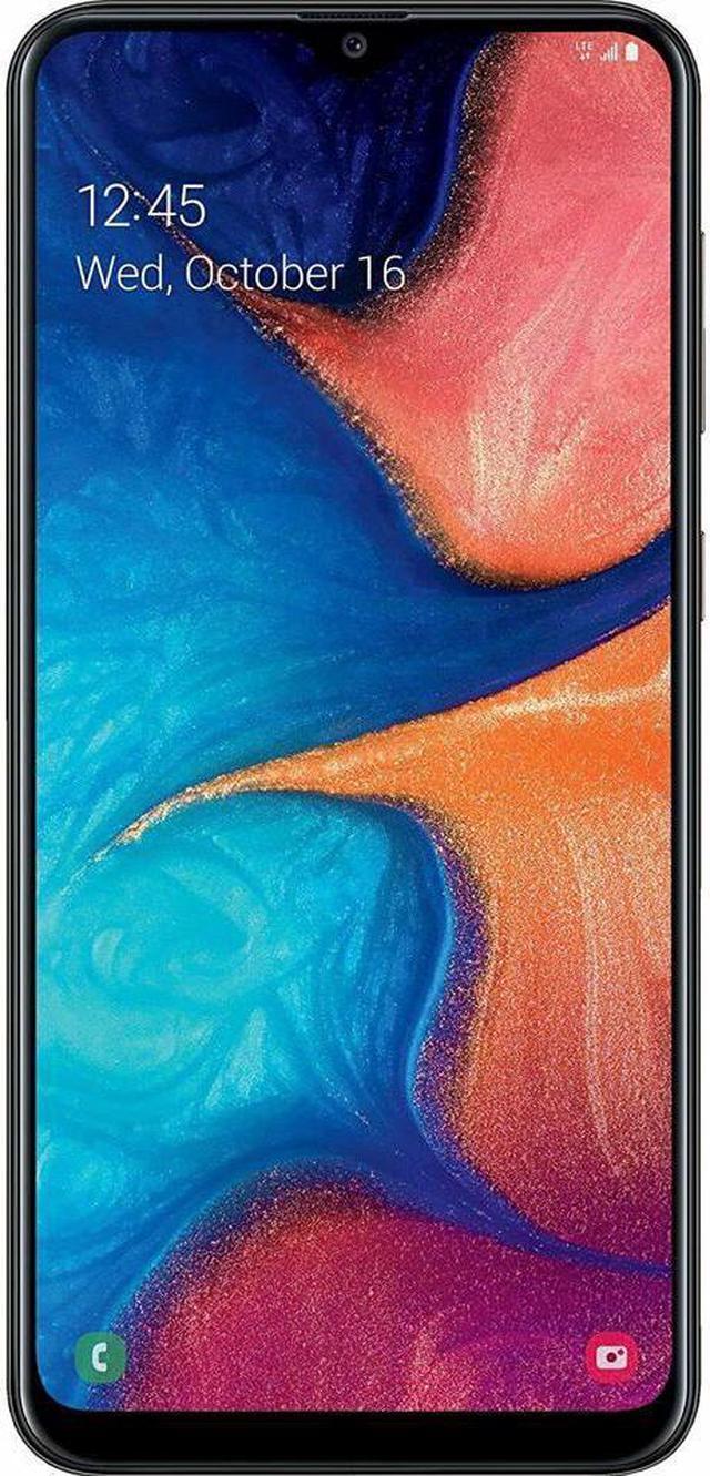 Refurbished: Samsung Galaxy A20 32GB Unlocked (Black) - Newegg.com