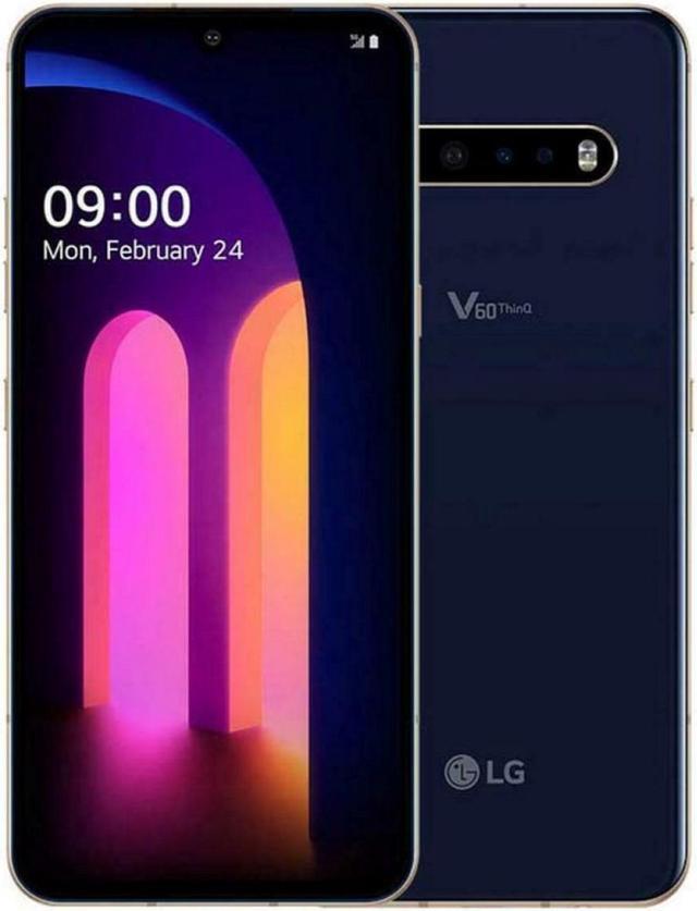 Refurbished: LG V60 ThinQ 5G Verizon Unlocked (Blue) - Newegg.com