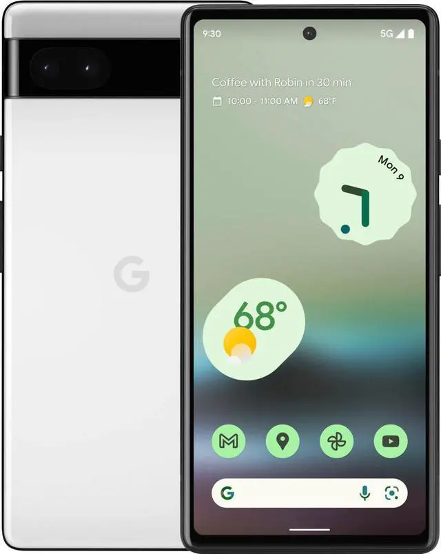 Refurbished: Google Pixel 6A Chalk 128GB Unlocked - Newegg.com