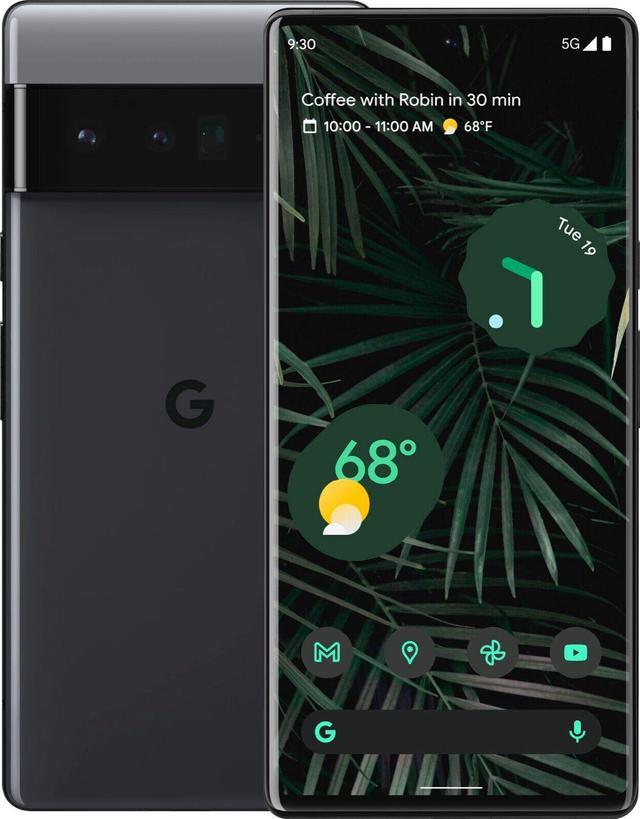 Refurbished: Google Pixel 6 Pro 256GB Stormy Black - Unlocked