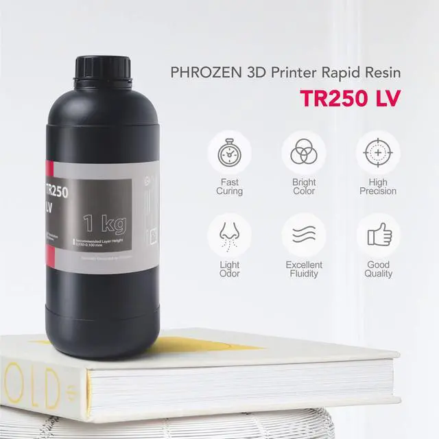 Alt view image 7 of 7 - Phrozen Functional Resin - TR250LV High Temp Resin, 1KG