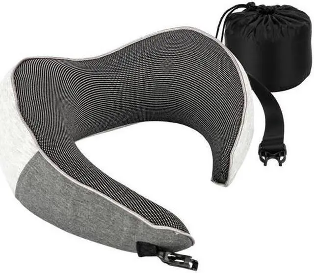 Main image of Arc Neck Pillow Buckle Gray