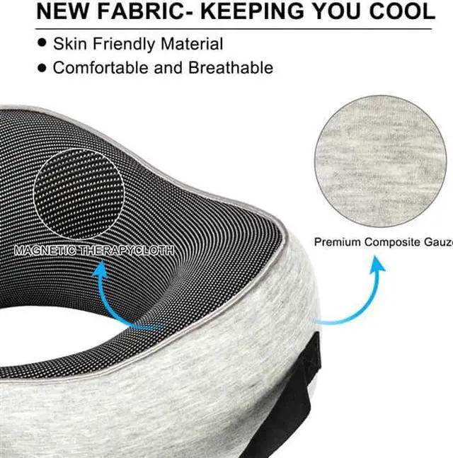 Alt view image 4 of 7 - Arc Neck Pillow Buckle Gray