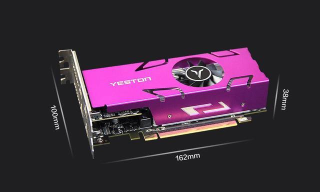 Alt view image 13 of 14 - Yeston AMD Video Card Radeon RX550 4G D5 LP Gaming Graphics Card GPU, 4G/128bit/GDDR5 PCI-Express 3.0x8 DirectX 12,DVI+HDMI+VGA Desktop Graphics Card (HTPC ITX is compatible)