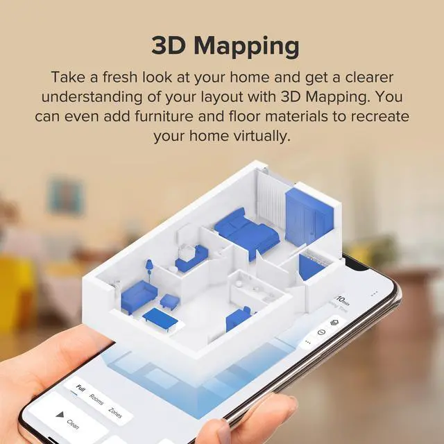 Alt view image 6 of 7 - Roborock Q5+ Robot Vacuum Cleaner, with Self-Empty Dock, Hands-Free Cleaning for up to 7 Weeks, 2700Pa Max Suction, Perfect for Hard Floors, Carpets, and Pet Hair, Renewed
