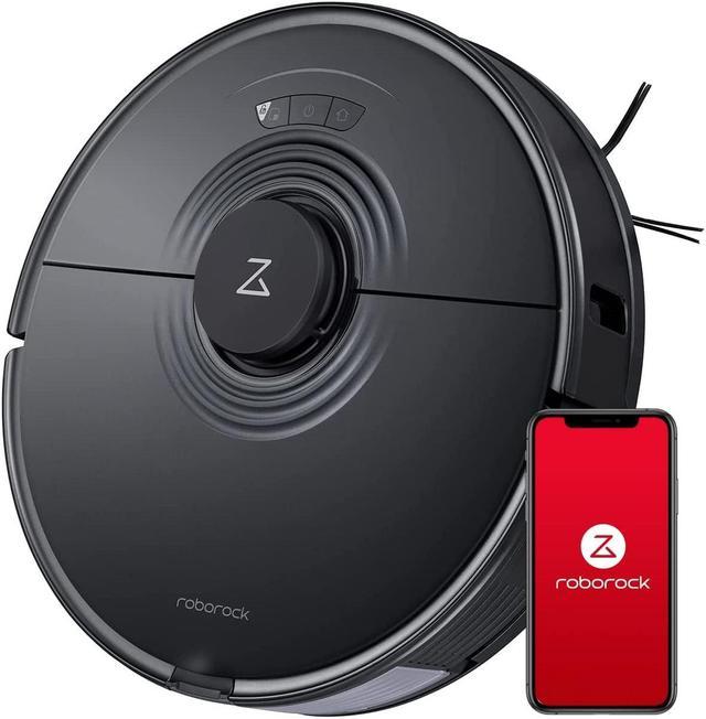 Refurbished: Roborock S7 Robot Vacuum and Mop with Sonic Mopping, LiDAR  Navigation, Strong 2500PA Suction, Multi-Level Mapping, Plus App and Voice  Control (Black) (Renewed) 