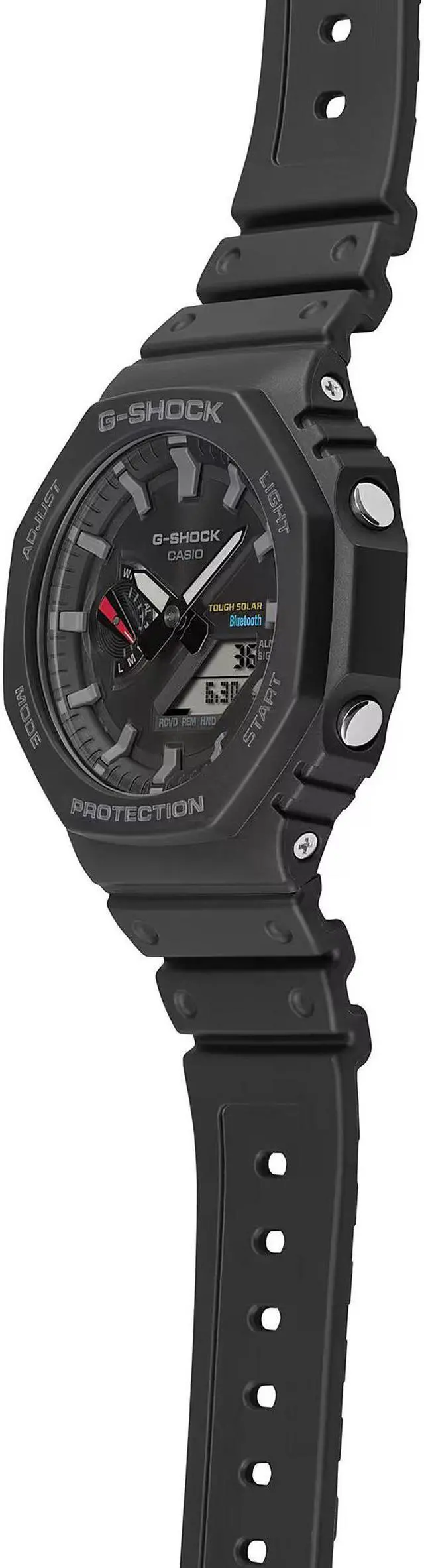 Alt view image 5 of 12 - G-Shock GAB2100-1A Bluetooth Solar GAB2100 Series, Black