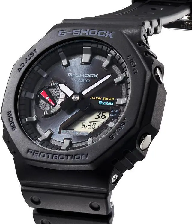 Alt view image 4 of 12 - G-Shock GAB2100-1A Bluetooth Solar GAB2100 Series, Black