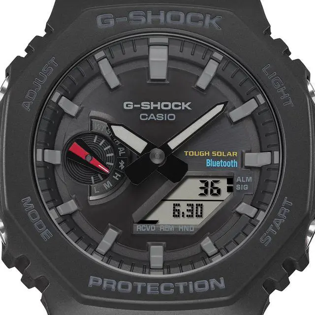 Alt view image 6 of 12 - G-Shock GAB2100-1A Bluetooth Solar GAB2100 Series, Black