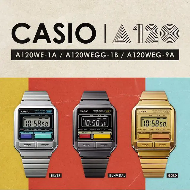 Alt view image 2 of 5 - CASIO VINTAGE A120WEG-9A WATCH